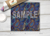 Paisley Patterned Adhesive Vinyl 132